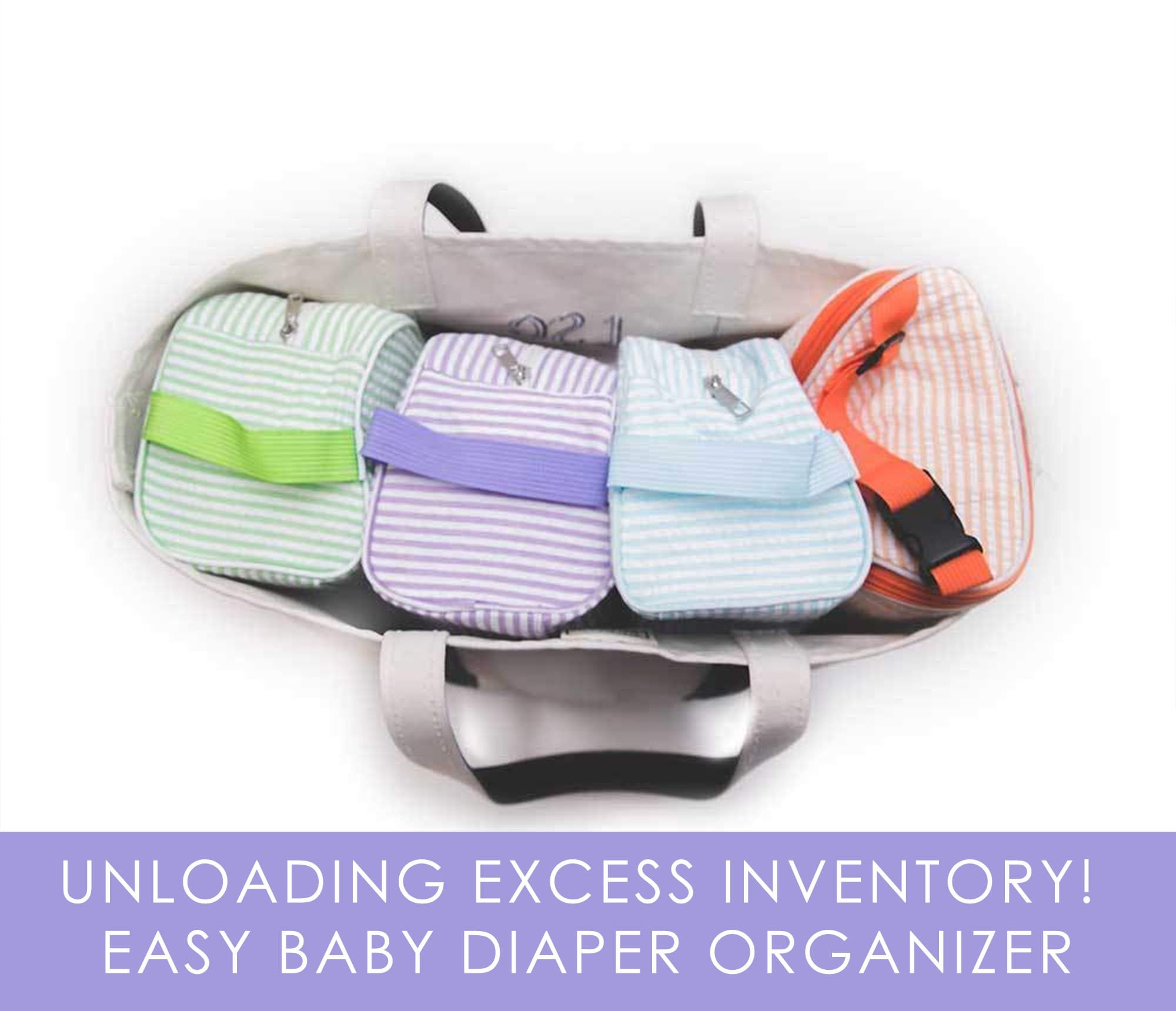 Baby Diaper Bag Insert Organizer (Dimensions: 13.4 X 5.5 X 7 Inch) (Grey)