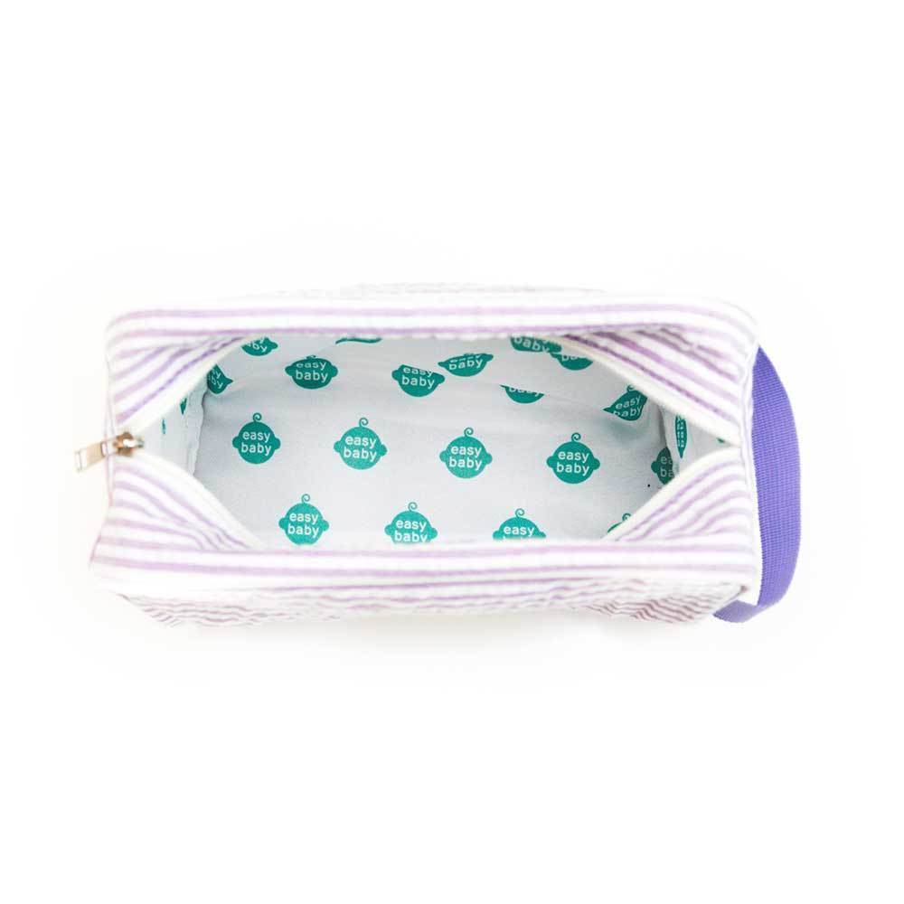 Easy Baby Travelers Seersucker Style Diaper Bag Organizer Pouches Starter Set of 4