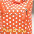 Laguna Beach Polka Dot Easy Baby Travelers Starter Set of 4 for Diapers, Clothes, Food & Bottles - Diaper Bag Organizer Starter Set - Easy Baby Travelers